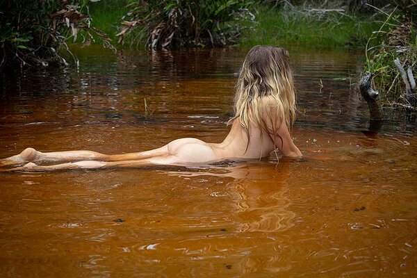 Cosmic River Nude In Nature S Bath Free Nude Muse Picture Gallery At