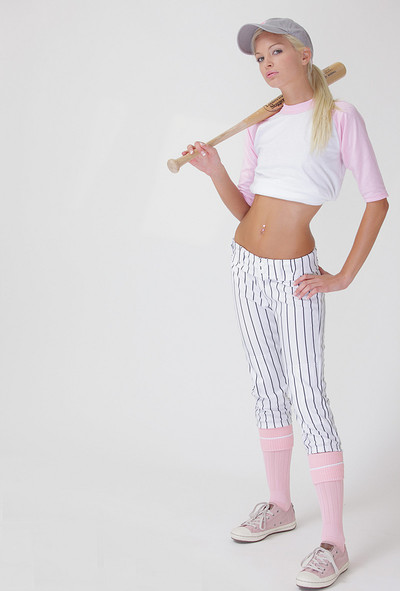 Francesca in Baseball Babe from X Art