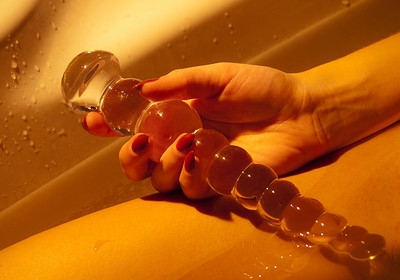 Anastacia in Golden Bath 1 from The Life Erotic