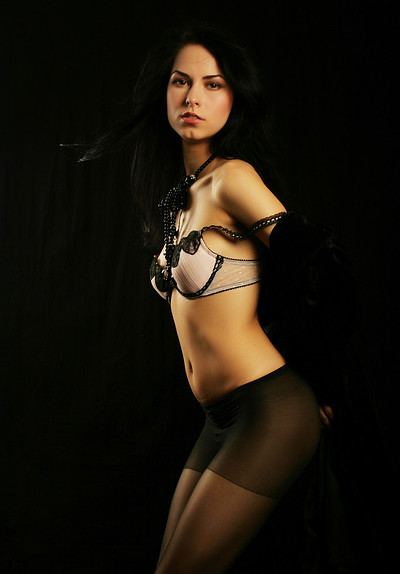 Nika F in Black from The Life Erotic