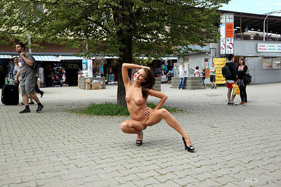 Michaela Isizzu in Nude in Public from ALS Scan