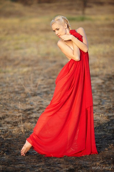 Aljena A in Red Cape 1 from Erotic Beauty