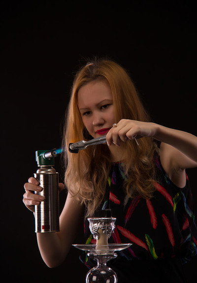 Anna B in Smoking from The Life Erotic