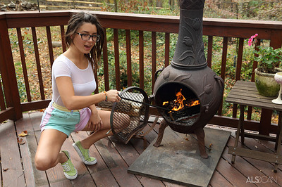Daisy Haze in Chiminea from ALS Scan