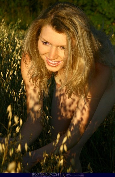 Maria in Wheat Field from Body in Mind