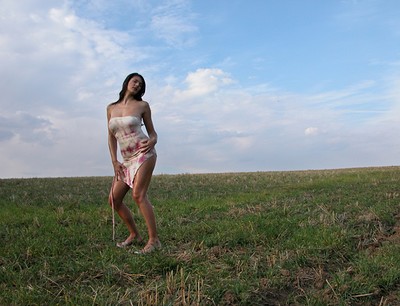 Alena in Fields Of Gold from Photodromm