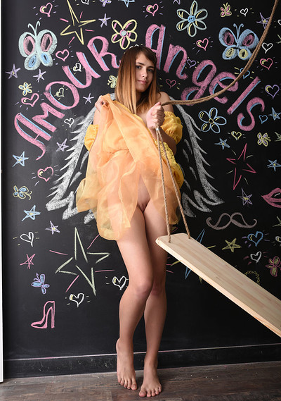 Zara in Angel Wings from Amour Angels