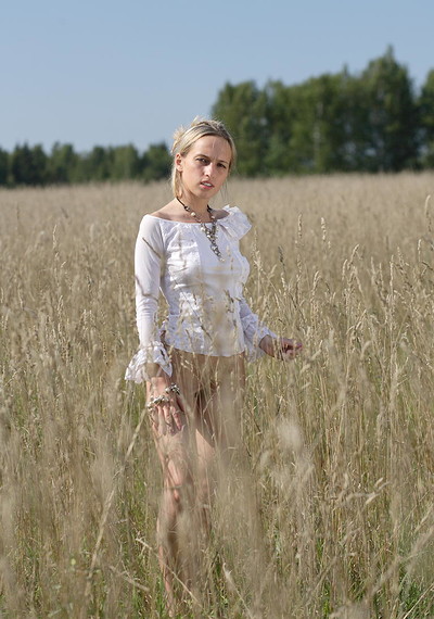 Natali in Wheaten Field from Amour Angels