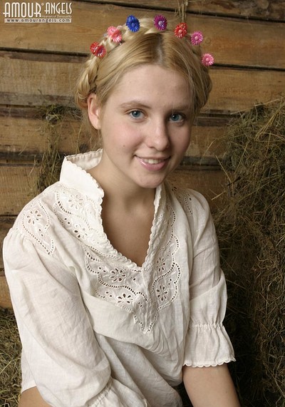 Anna in Anna On The Hay from Amour Angels