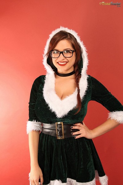 Tessa Fowler in Christmas Velvet from Pinup Files