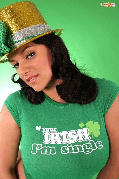 Monica Mendez in Luck Of The Irish from Pinup Files