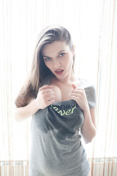 Sharlotta in Sharlotta Wet Tshirt from Yonitale