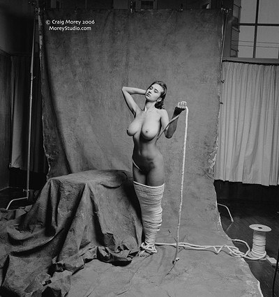 Natalie in Bomb near explosion from Morey Studio