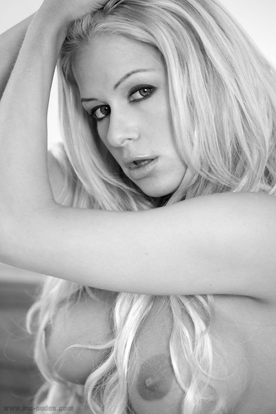 Stacy Silver in Black And White from Mc Nudes