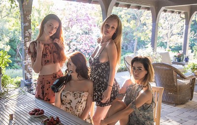 Emily Bloom and Mia Valentine in Girls Girls Girls from The Emily Bloom