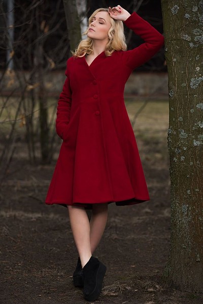 Aislin in Bodily Claret from Metart X