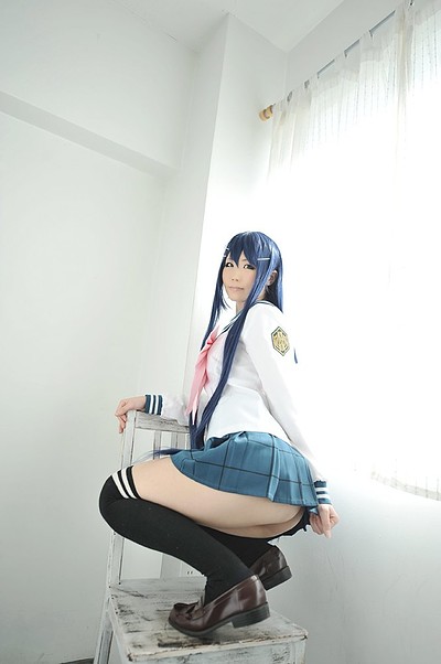 Haruka in Zetsubou Shoujo 2 from All Gravure