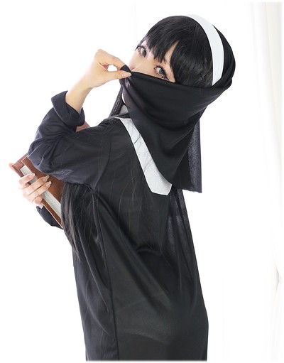 Higurashi Rin in Naughty Nun 1 from All Gravure