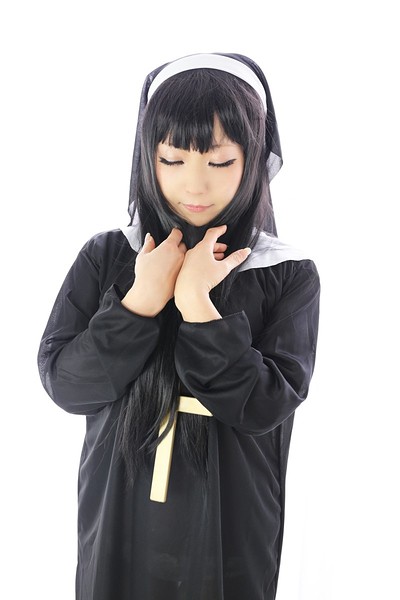 Higurashi Rin in Naughty Nun 1 from All Gravure