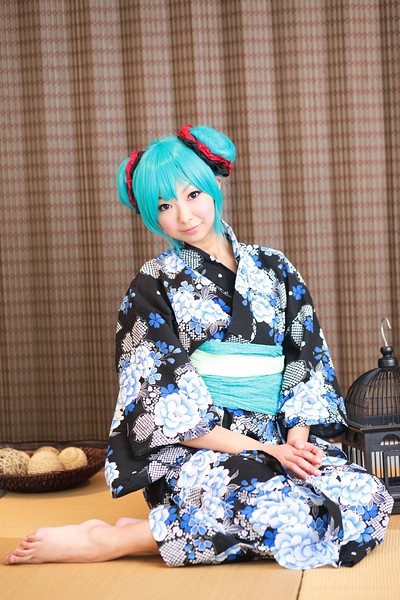 Necoco in Sweet Kimono from All Gravure