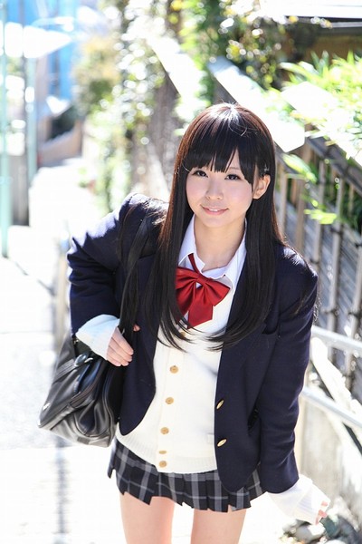 Akira Itsuki in Aki Love School 1 from All Gravure
