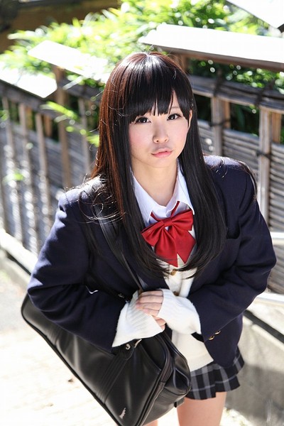 Akira Itsuki in Aki Love School 1 from All Gravure