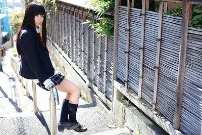 Akira Itsuki in Aki Love School 1 from All Gravure
