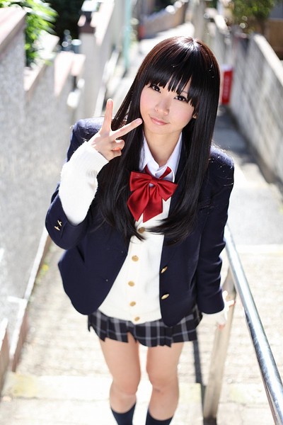 Akira Itsuki in Aki Love School 1 from All Gravure