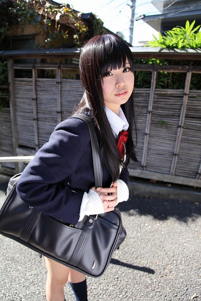 Akira Itsuki in Aki Love School 1 from All Gravure