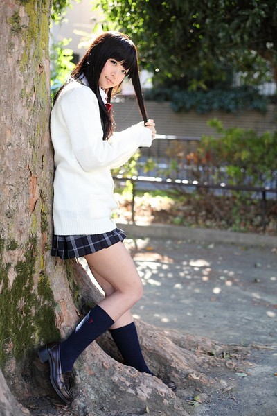 Akira Itsuki in Aki Love School 1 from All Gravure