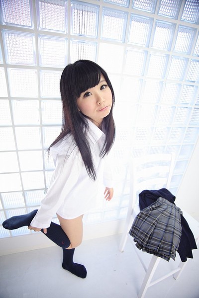 Akira Itsuki in Aki Love School 3 from All Gravure