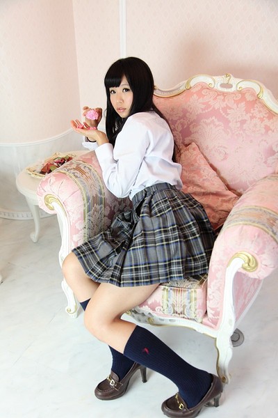 Akira Itsuki in Aki Love School 3 from All Gravure