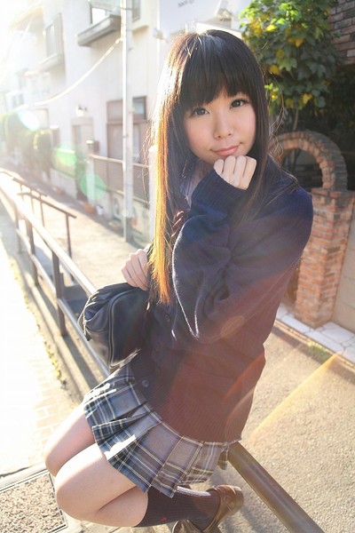 Akira Itsuki in Aki Love School 2 from All Gravure