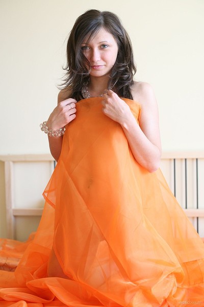 Lina L in Seeing Orange from Erotic Beauty