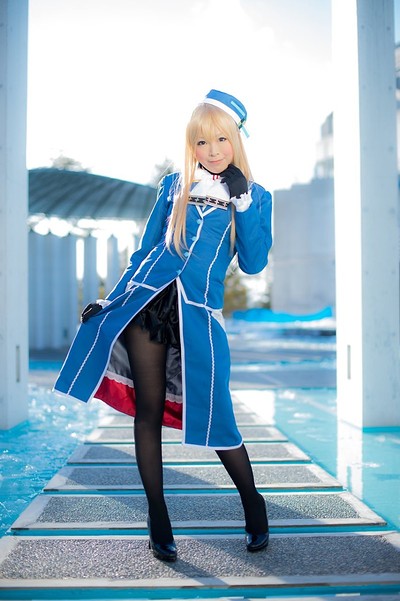 Yuki Mashiro in Atago from All Gravure