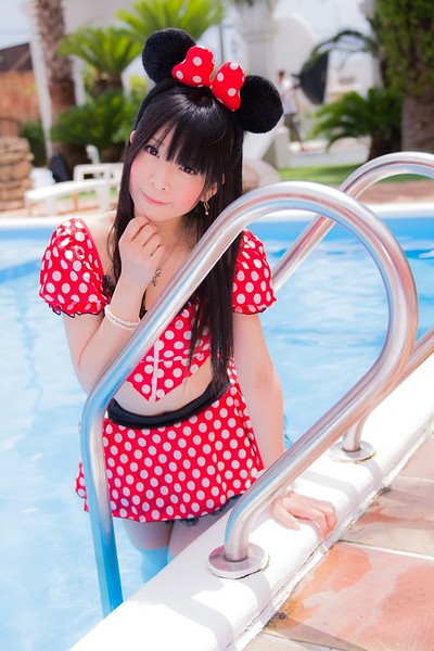  Yuki Mashiro in Minnie Mouse from All Gravure
