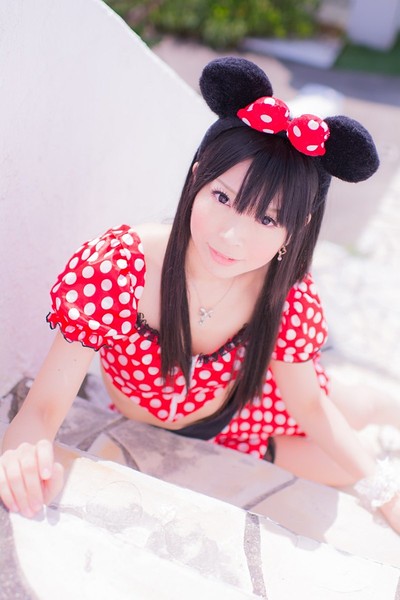  Yuki Mashiro in Minnie Mouse from All Gravure