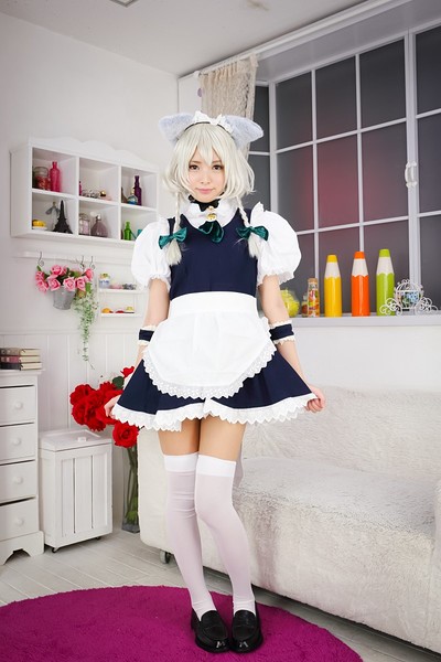 Mihono Sakaguchi in Touhou Inu Sakuya from All Gravure