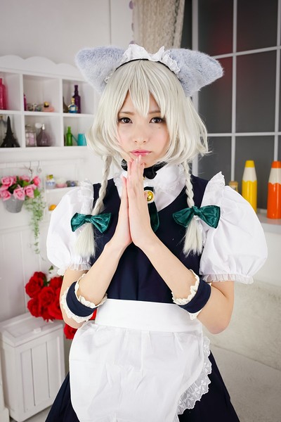Mihono Sakaguchi in Touhou Inu Sakuya from All Gravure