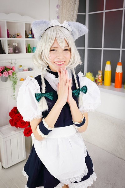 Mihono Sakaguchi in Touhou Inu Sakuya from All Gravure
