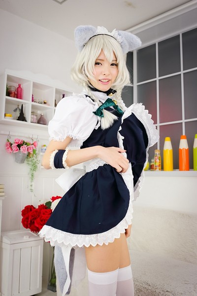 Mihono Sakaguchi in Touhou Inu Sakuya from All Gravure