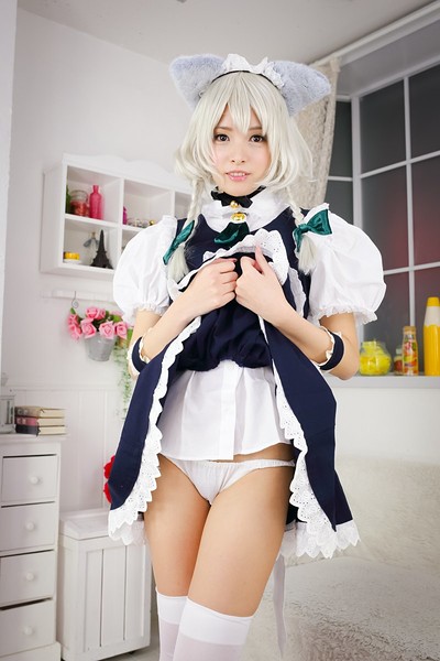 Mihono Sakaguchi in Touhou Inu Sakuya from All Gravure
