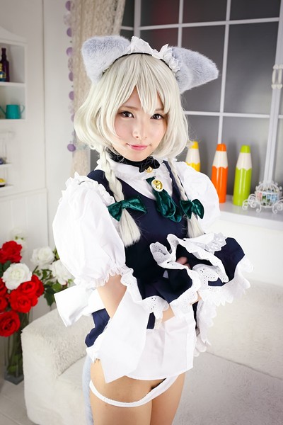 Mihono Sakaguchi in Touhou Inu Sakuya from All Gravure