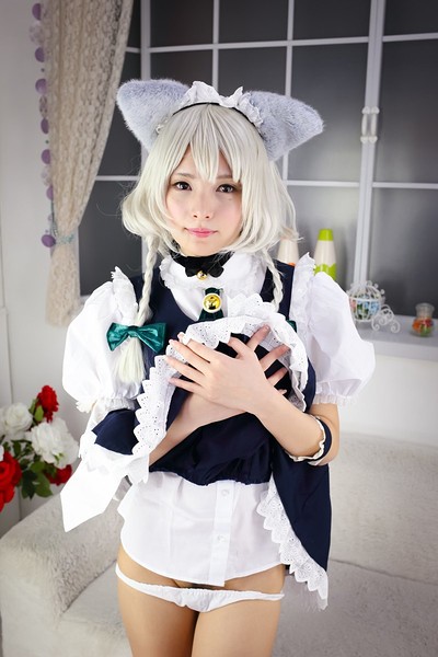 Mihono Sakaguchi in Touhou Inu Sakuya from All Gravure