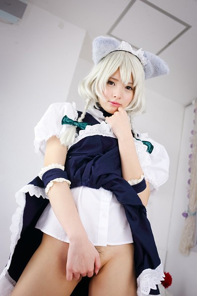 Mihono Sakaguchi in Touhou Inu Sakuya from All Gravure