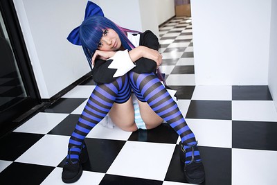 Necosmo in Checkers And Stockings from All Gravure