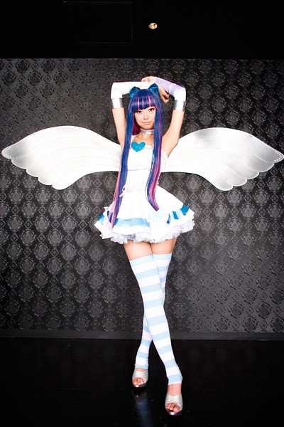 Necosmo in Striped Angel 2 from All Gravure