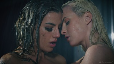 Cristal Caitlin and Silvia Dellai in Enamoured from Viv Thomas