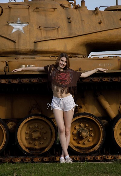 Laura Lynn Parrish in Give Peace A Tank from Zishy