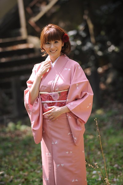 Yuma Asami in Wrapped In Pink from All Gravure